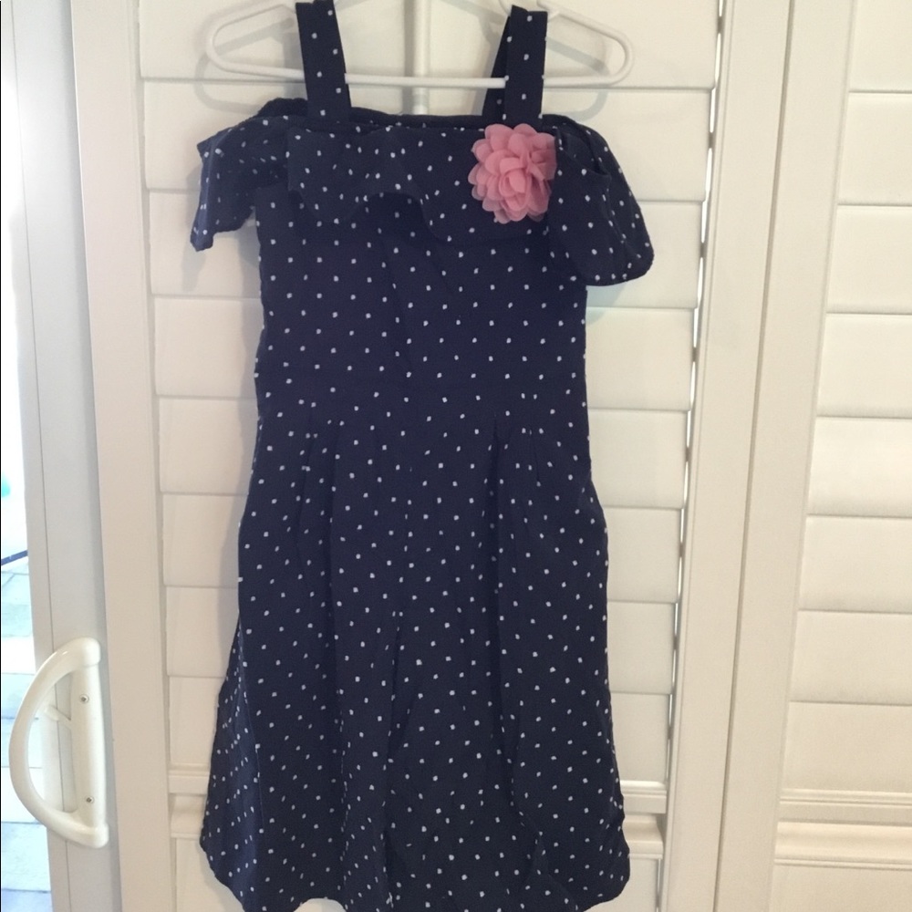 Janie & Jack Navy checkered jumpsuit